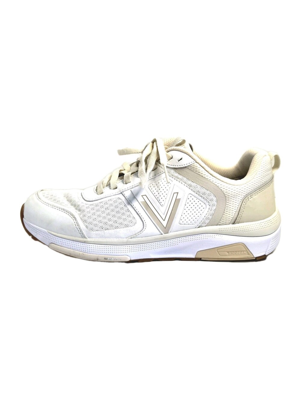 Vionic Walk Strider Womens 10 White Cream Mesh Orthopedic Sneaker Clean Comfort